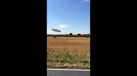World's longest aircraft Airlander 10 crash landing
