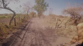 Daredevil boards volcano in Nicaragua