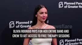 Olivia Rodrigo pays for entire band and crew to get free therapy