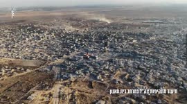 IDF Strikes Over 35 Hamas Targets in Beit Hanoun Air Assault