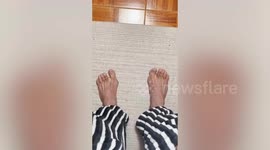 Meet the man who is spending a whole year - barefoot