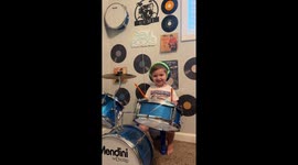 Heart warrior goes viral on TikTok for singing and drumming
