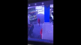 Toll booth worker whacks her face on pole sticking out from truck