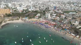 Senegal: Senegalese flock to Dakar’s beaches amid sweltering heat