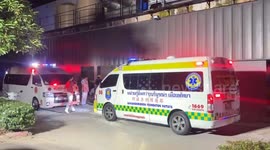 Residents evacuated as ammonia gas leaks at ice factory in Thailand