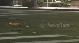 US, Los Angeles: Studio City Possibly Fatal Auto vs Pedestrian Collision