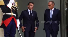 France: President Macron meets Armenian Prime Minister Pashinyan at Elysee Palace