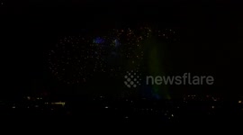 France: Eiffel Tower illuminated with fireworks, drones on Bastille Day 2025 (2)