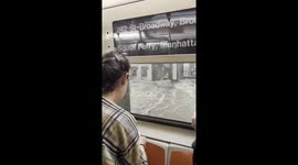 US: Floodwaters Inundate NYC Subway Stations After Torrential Rain 2
