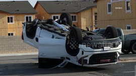 US, Bakersfield: Bakersfield Child Hurt In Rollover Crash UGC