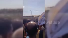 Israeli Forces Open Fire At Palestinian Aid Station