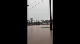 New Jersey roads submerged as heavy rain hits region