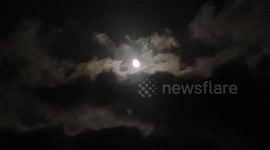 Israeli forces fire flares over northern Gaza