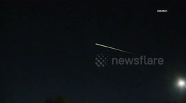 US, Los Angeles: Simi Valley SpaceX Dragon and Ax-4 Reentry