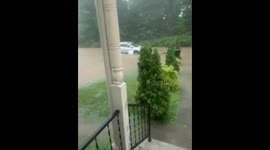 Severe flooding submerges streets and homes in Plainfield, New Jersey