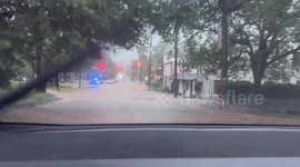 US: Flooded Streets In Plainfield As Deadly Storm Claims Lives And Destroys Home