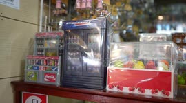 Incredible handmade miniatures are sold at this shop in Thailand