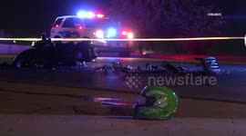 US, Phoenix: Phoenix 16th Street Motorcycle Crash