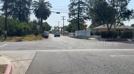 US, Los Angeles: Van Nuys LAPD Pursuit