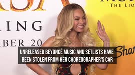 Unreleased Beyoncé music stolen from choreographer's car