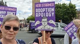 Protesters Demand UK Apology for Historic Forced Adoptions