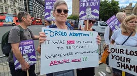 Protesters Demand UK Apology for Historic Forced Adoptions