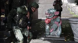 Taiwan: Taiwan conducts military drill involving tanks, armored vehicles, drones