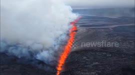 Iceland: Iceland volcano erupts for 9th time in almost 2 years