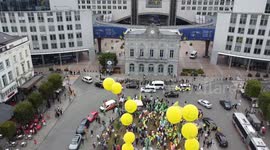 Belgium: Farmers protest in Brussels over EU potential budget cuts