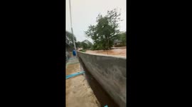 Heavy rain and flash flood hits northern Thailand