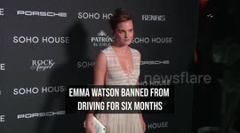 Emma Watson banned from driving for six months