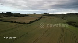 FALCON FURY! DRONE HOBBYIST GETS A SURPRISE AS THE WORLD'S FASTEST BIRD SWOOPS IN FOR A CLOSE ENCOUNTER
