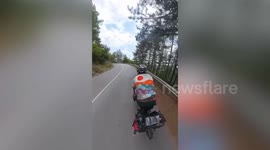 Brit on 14,000 cycle across world trained by working for Deliveroo