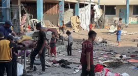 Israeli strike hits Gaza school shelter, killing at least five (2)