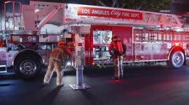 US, Los Angeles: Downtown Los Angeles Fire At Marijuana Grow Operation