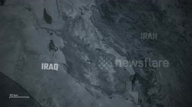 Iraq: MOTION GRAPHICS - Nearly 50 people killed, injured in shopping center fire in eastern Iraq