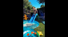 Nephews loving life in the pool doing what boys do best my crazy nephews not a care in the world there little faces