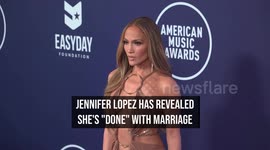 Jennifer Lopez: 'I'm done with marriage'
