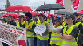 Germany: Former TikTok employees stage protest in Berlin