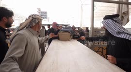 Iraq: Funeral held for nine victims of Iraq shopping center fire