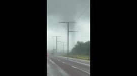 Tornado Spotted on I-90 Near Mauston, WI Amid Heavy Rain