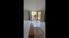 Airbnb hammock floor mishap in Tulum, Mexico