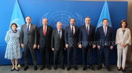 US: Turkish foreign minister meets with UN chief in New York
