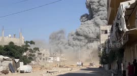 MOMENT: Israeli strike targets Gaza school shelter amid ongoing genocide