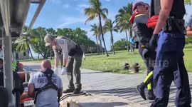 US: Coast Guard Rescues Injured Man Struck By Boat Propeller Near Elliott Key