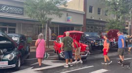 57 Chevy in car show tonight the Hemmings Event was epic in Vermont