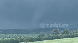 Tornado rips through farmland in Wisconsin