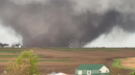 Massive Wedge Tornado Near Shelby, Iowa