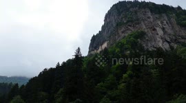 DRONE - Türkiye's ancient Sumela Monastery draws over 150,000 visitors in first half of 2025