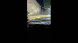 Driving in Deep Flood Water